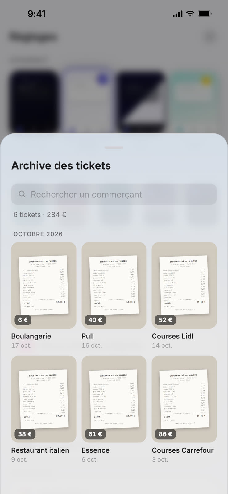 Archive des tickets